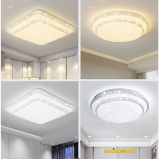  Đèn ốp trần MONSKY SOFM 50cm trang trí nhà cửa phong cách hiện đại 3 chế độ màu ánh sáng  OP104  