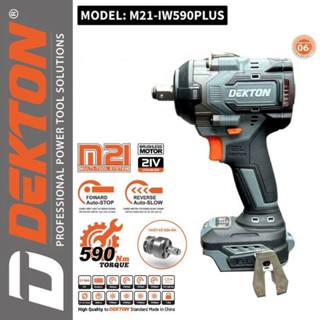 Máy Siết Bulong Dùng Pin Dekton M21-IW590 PLUS xám bản hộp giấy