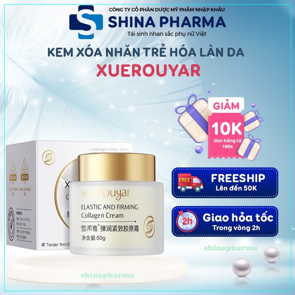 Kem Xoá Nếp Nhăn Trẻ Hóa XUEROUYAR – XUEROUYAR Làn Da Trẻ Trung, Nâng Cơ, Làm Mờ Nếp Nhăn Và Chống Lão Hóa Hiệu Quả