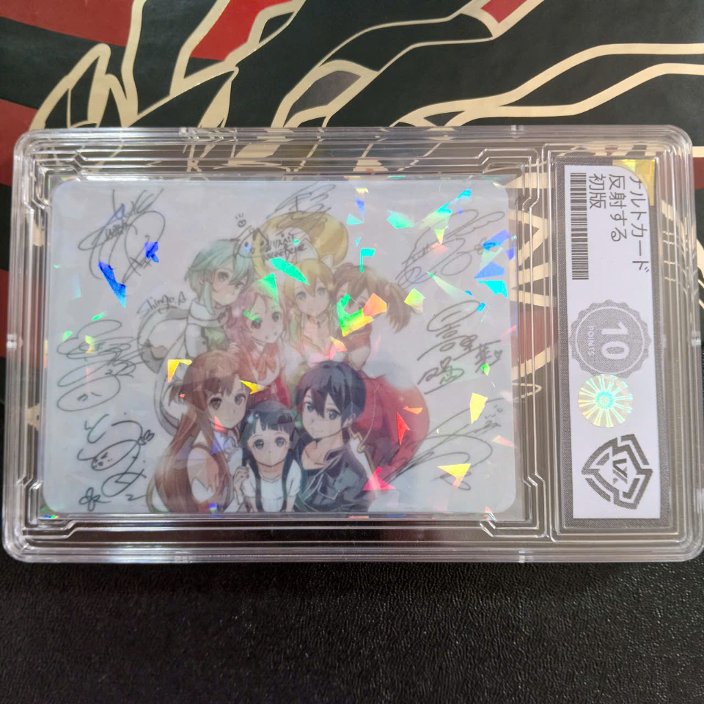 Thẻ Sword Art Online SIGNATURE trong Khung chấm điểm 10 Point Kirito và Asuna japanese Nf4 22