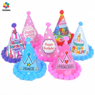 Mũ Sinh Nhật, Happy Birthday, Nón Nỉ Trang Trí Sinh Nhật Phong Cánh Hàn Quốc Xinh Xắn