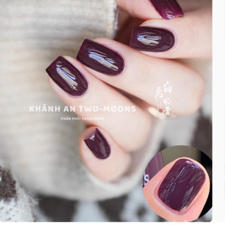  S350 Sơn móng tay Two-Moons thạch gel lạnh tự khô tone tím KHÁNH AN Two-Moons 