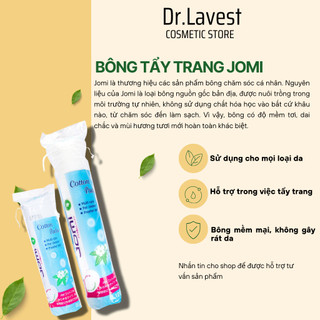  Bông Tẩy Trang Jomi 100% Cotton 80 miếng 120 miếng 150 miếng 