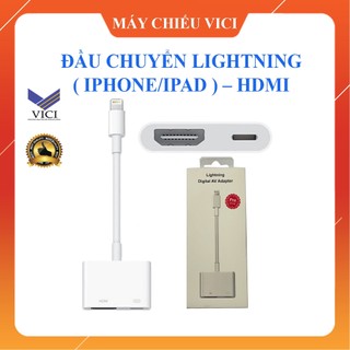 Đầu Chuyển Đổi Cổng Lightning ( Iphone/Ipad) Sang HDMI ( màu trắng ) . Thiết Kế Gọn Nhẹ, Dễ Sử Dụng