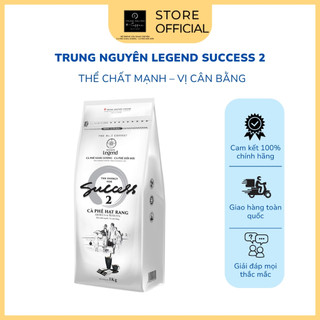  Cà Phê Hạt Mộc Trung Nguyên Legend Success 2 – Gói 1kg – Cà Phê Thể Chất Mạnh Vị Cân Bằng 