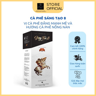 Cà phê Rang Xay Sáng Tạo 8 Trung Nguyên Legend Pha Phin - Hộp 500Gr
