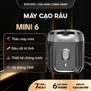 Máy cạo râu Enchen Mini 6 lưỡi dao kép mỏng, chống nước IPX7, pin sử dụng đến 2 tháng - BH 6 tháng