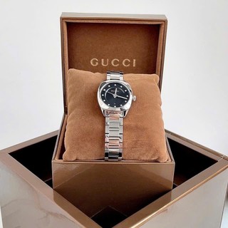  Đồng hồ nữ Gucci GG2570 Black Dial Diamond YA142503 29mm fullbox Luxury diamond watch 