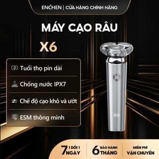 Máy cạo râu Enchen X6 chống nước IPX7, lưỡi dao tự động mài, pin dùng đến 90 ngày - BH 6 tháng
