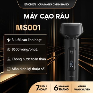 Máy cạo râu Enchen MS001 3 lưỡi dao linh hoạt, động cơ cạo mạnh mẽ chống nước toàn thân - BH 6 tháng