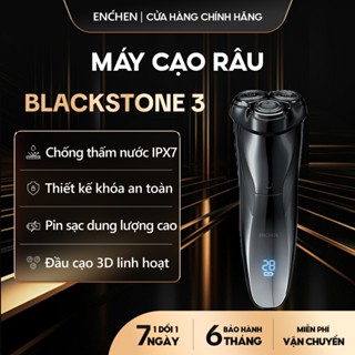 Máy cạo râu Enchen Blackstone 3, máy cạo râu chống nước IPX7, pin sạc, lưỡi dao nổi 3D - BH 6 tháng