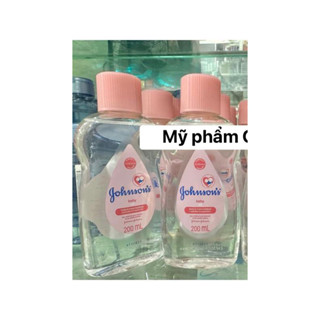 dầu massage johnson baby oil em bé chai lớn 200ml (chính hãng)