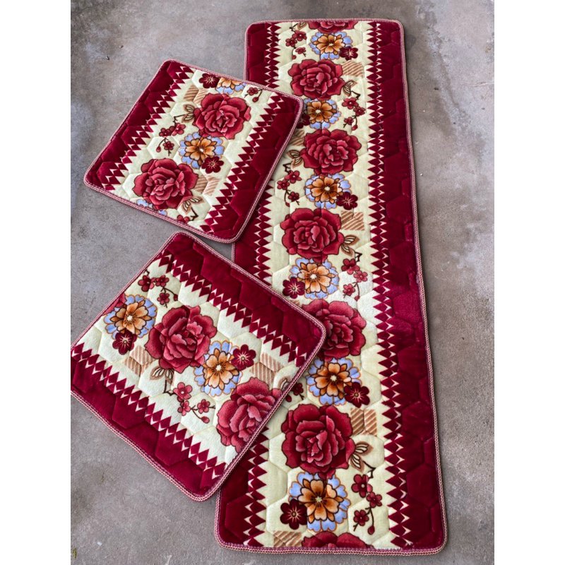 Thảm ghế xa lông cao cấp.thảm ghế vải 1m68 x 55cm, hai tấm vuông 54cm x54cm