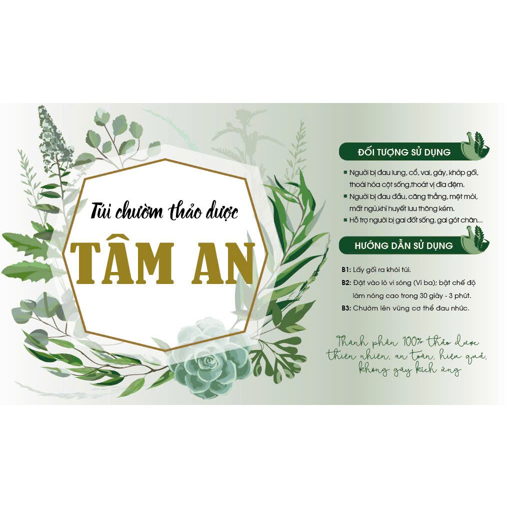 TÚI CHƯỜM THẢO DƯỢC ĐA NĂNG TÂM AN