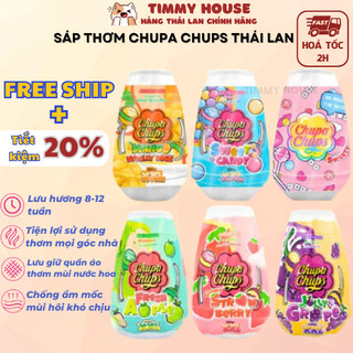  Sáp Thơm Phòng Chupa Chups Thái Lan Để Tủ Quần Áo Ô Tô Phòng Ngủ Nhà Vệ Sinh Khử Mùi Ngọt Lịm Vị Trái Cây Size XXL 