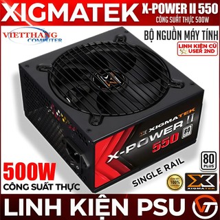 Nguồn máy tính Công suất thực Xigmatek X-Power II 500 Công suất thực 450W ( Cũ - 2nd )
