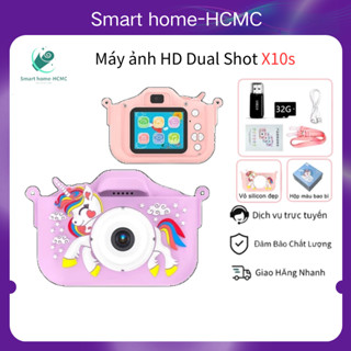 Camera kỹ thuật số trẻ em 1080P với thẻ TF 32GB / Video HD / 5 trò chơi giáo dục / Zoom 8x / 46 khung ảnh & bộ lọc