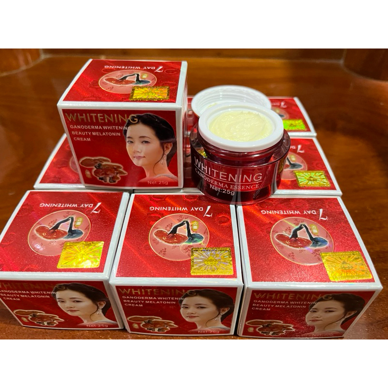 Kem Whitening đỏ Thái 25g Ganoderma