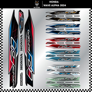Tem Wave Alpha 2024 | Đủ Phối Màu  | Pvc 3 lớp chống bay màu | 831024