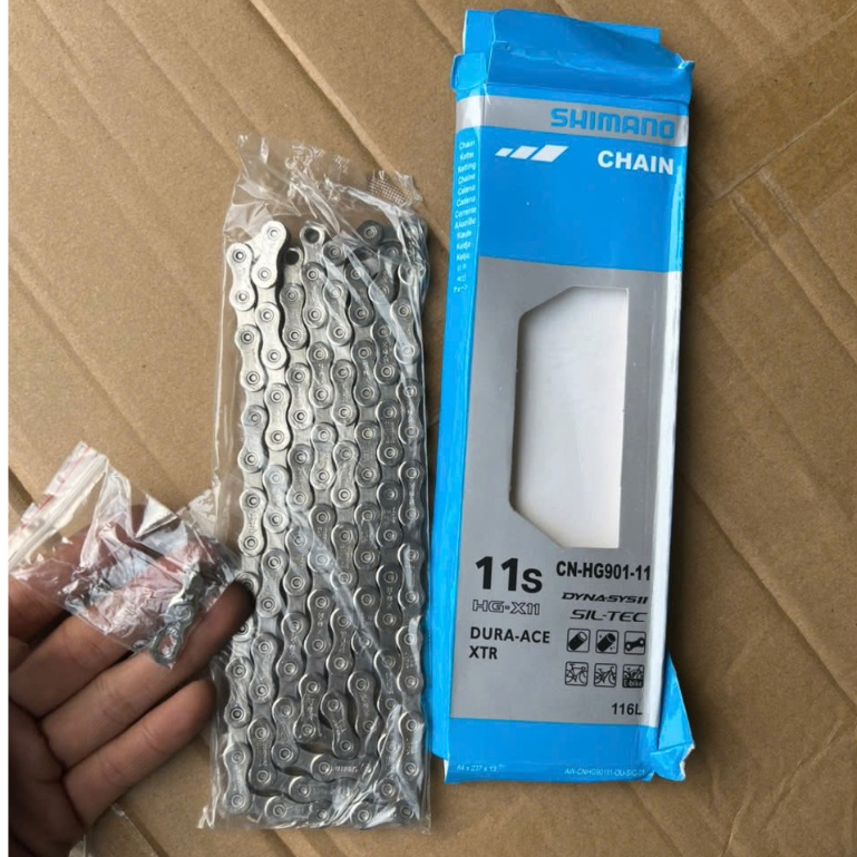 xích sên xe đap thể thao SHIMANO 11 Tốc Độ HG901 116 Chất Lượng Cao