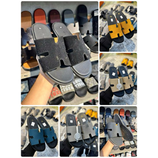 Dép H đá, dép H nam đế cao su KHÔNG HỘP, dép quai ngang nam