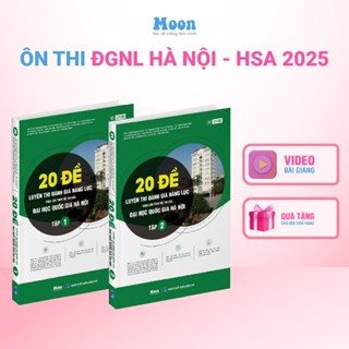Sách 20 đề ôn thi đánh giá năng lực(đgnl) 2025, ĐHQG Hà Nội - Sách ID