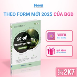 Sách bộ đề minh họa ôn luyện thi THPTQG 2025 - 50 Đề trắc nghiệm môn Sinh học thầy Phan Khắc Nghệ | Sách ID