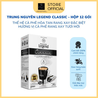 Cà Phê Trung Nguyên Legend Classic Hòa Tan – Hộp 12 Gói – Cà Phê Sữa Đậm Đà, Chuẩn Gu Việt