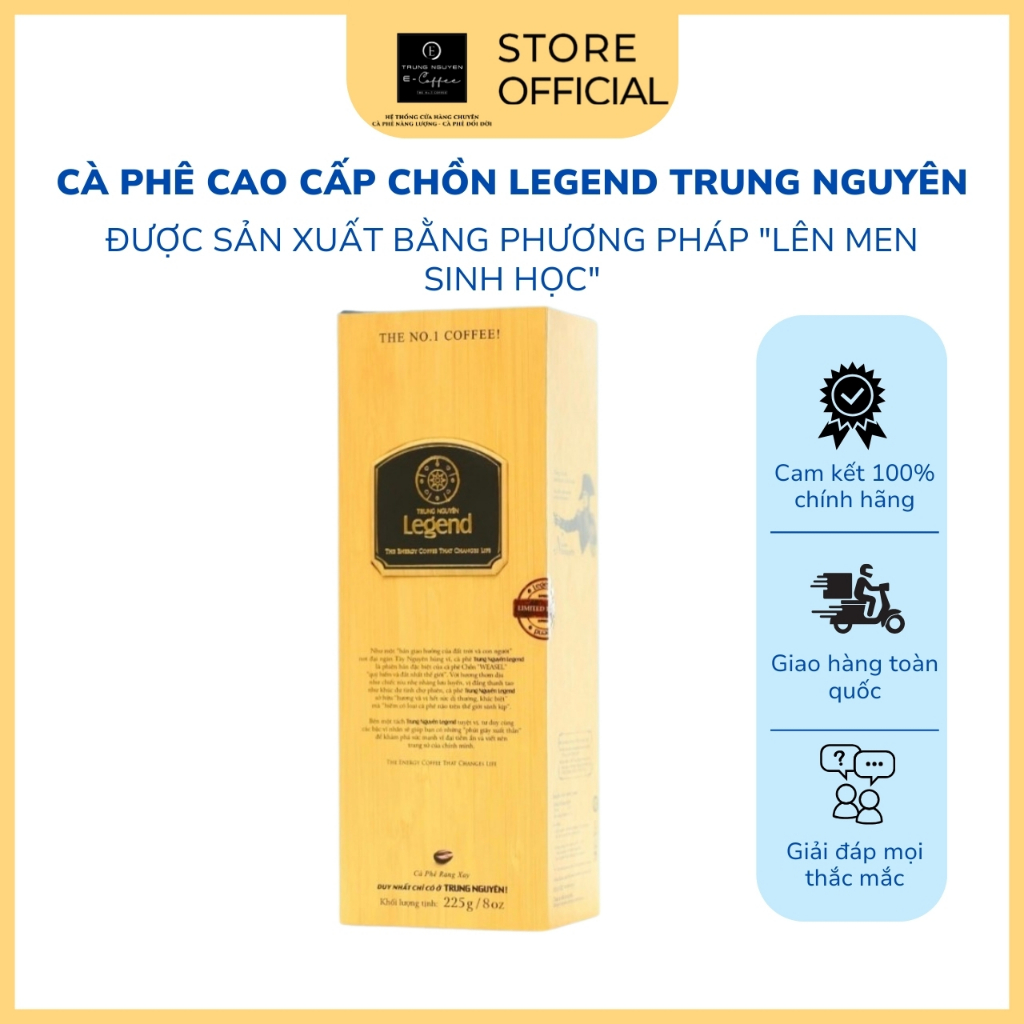 Cà Phê Chồn Trung Nguyên Legend - Hộp 225gr