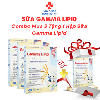 Combo Mua 3 Tặng 1 Sữa Gamma Lipid dành cho người già hỗ trợ giảm mỡ máu chống đột quỵ ngăn ngừa tiểu đường