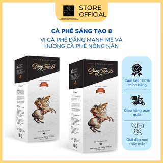  COMBO 2 Hộp Cà phê Rang Xay Sáng Tạo 8 Trung Nguyên Legend - 500gr  Arabica Robusta  