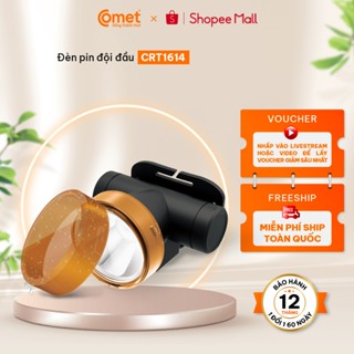 [LIVE- HT HCM + HN] Đèn Pin Sạc Led Đội Đầu Comet CRT1614 2W Pin Lithium Đổi Màu Ánh Sáng Trắng/Vàng