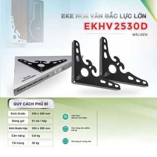 Giá hoa văn để kệ , eke chữ L sắt sơn tĩnh điện treo tường 25x30cm (bộ gồm 2 chiếc)