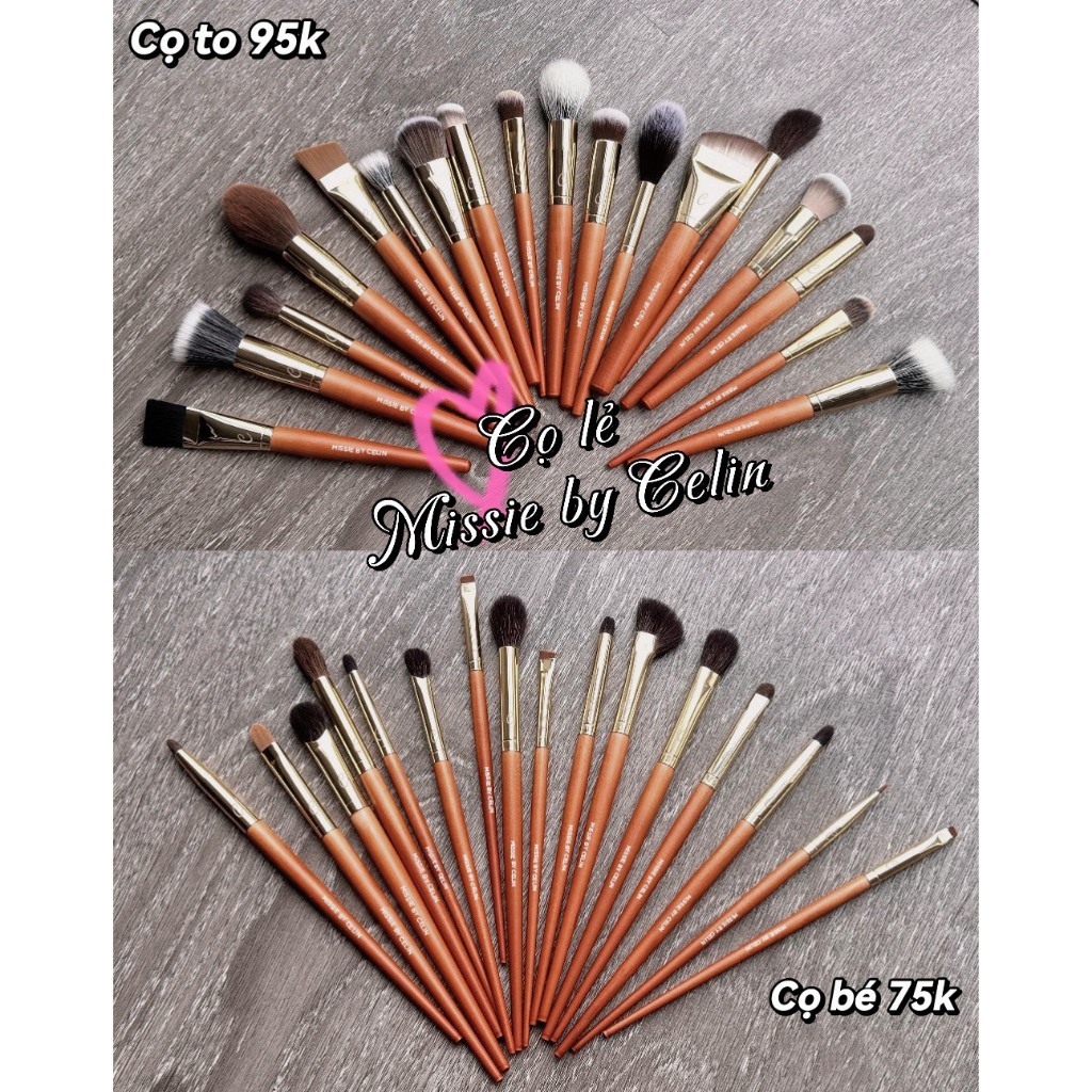 Cọ Lẻ Misse By Celin (cọ mắt,cọ mũi,cọ nhấn,cọ blend,cọ light…)