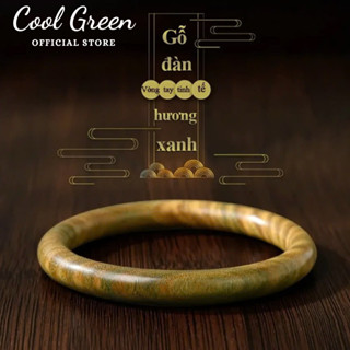 Vòng tay gỗ đàn hương xanh Vòng Tay Phong Thủy phong cách đơn giản nhưng trang nhã và quý phái