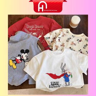 Set 4 áo phông bugs bunny form rộng cho bé chất cotton mềm mịn - HNOrderChina