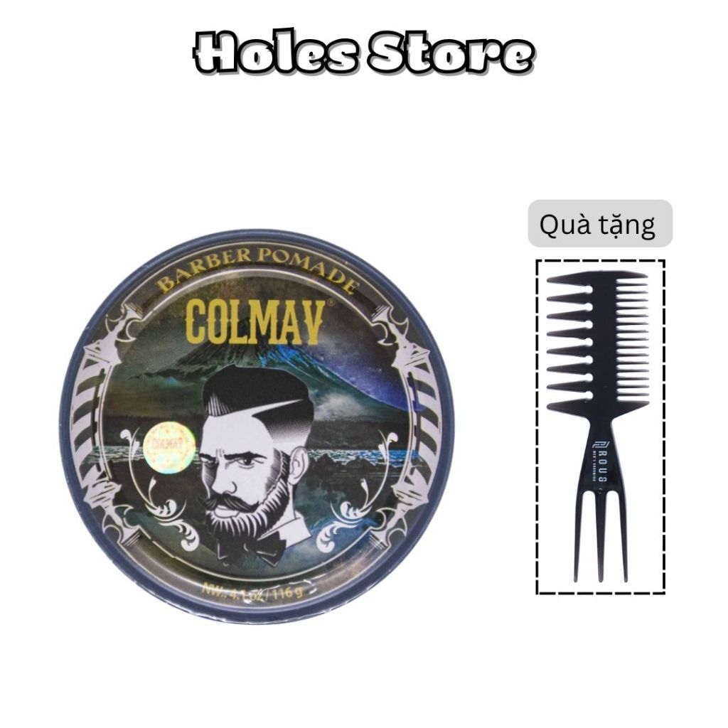 Sáp vuốt tóc Colmav Barber Pomade Gốc dầu
