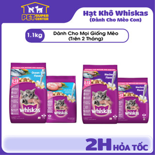 Hạt Cho Mèo WHISKAS Junior Dành Cho Mèo Con - 450gr, 1,1Kg