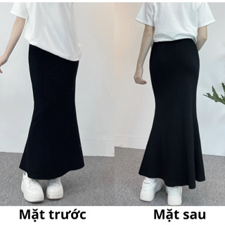 Chân váy TIRA MAMA CV1622 Chân váy xòe Chân váy bầu đuôi cá bigsize chữ A dài thun sang chảnh