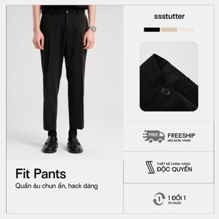 Quần âu ống đứng cạp chun ẩn nam SSSTUTTER quần tây tôn dáng đi học đi chơi đi làm linh hoạt FIT