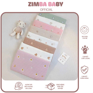 Gối Cao Su Non MNN021 Kết Cấu Lỗ Thoáng Khí Chống Ngạt Giúp Giảm Đổ Mồ Hôi Trộm Cho Bé