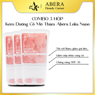 [COMBO 3 HỘP] Kem Dưỡng Trắng Cổ Abera Loka Nano | Giảm vệt đen, da trắng sáng... Hàng chính hãng