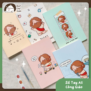 Sổ tay Chúa Giêsu - Quà tặng Công giáo - Khổ A5 với 5 màu ngọt ngào đáng yêu