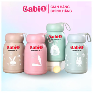  Bình Trữ Sữa Bình Nước Giữ Nhiệt Lõi Thuỷ Tinh Babi1 2in1 Cổ Rộng Bọc Plastic 380ml Cho Mẹ Và Bé 