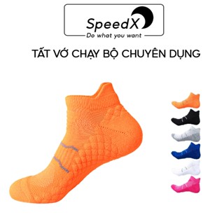 Tất vớ thể thao nam SPEEDX SIMPLE 2 Size 39-45 đệm dày, chống trơn trượt, thoáng khí dành cho chạy bộ, đạp xe, đá bóng
