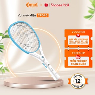 [Vào LIVE - Hỏa tốc HCM + HN] Vợt Muỗi COMET CP045 2 Lớp Lưới Bắt Muỗi Hiệu Quả,Tiện Lợi Khi Sử Dụng