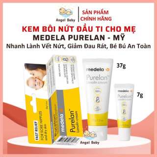 Kem nứt đầu ti cho mẹ Medela Purelan, nứt cổ gà, nhanh lành vết nứt, làm mềm da khô, an toàn khi cho bé bú