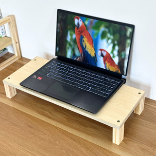 Kệ để máy tính, kệ laptop bằng gỗ thông & MDF lắp ghép dễ dàng