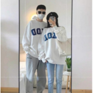 áo sweater đôi XẾP ĐỆ, áo đôi thu đông tay dài -ĐỒNG PHỤC ANH NGA