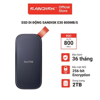 Ổ cứng di động SSD 1TB - 2TB Sandisk E30 800MB/s